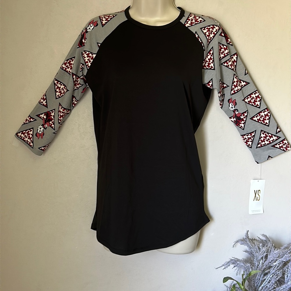 LULA ROE DISNEY| LONG SLEEVED TEE | NWT | XS | MINI MOUSE